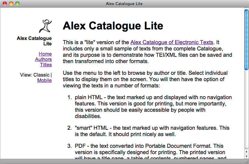 Alex LIte browser version